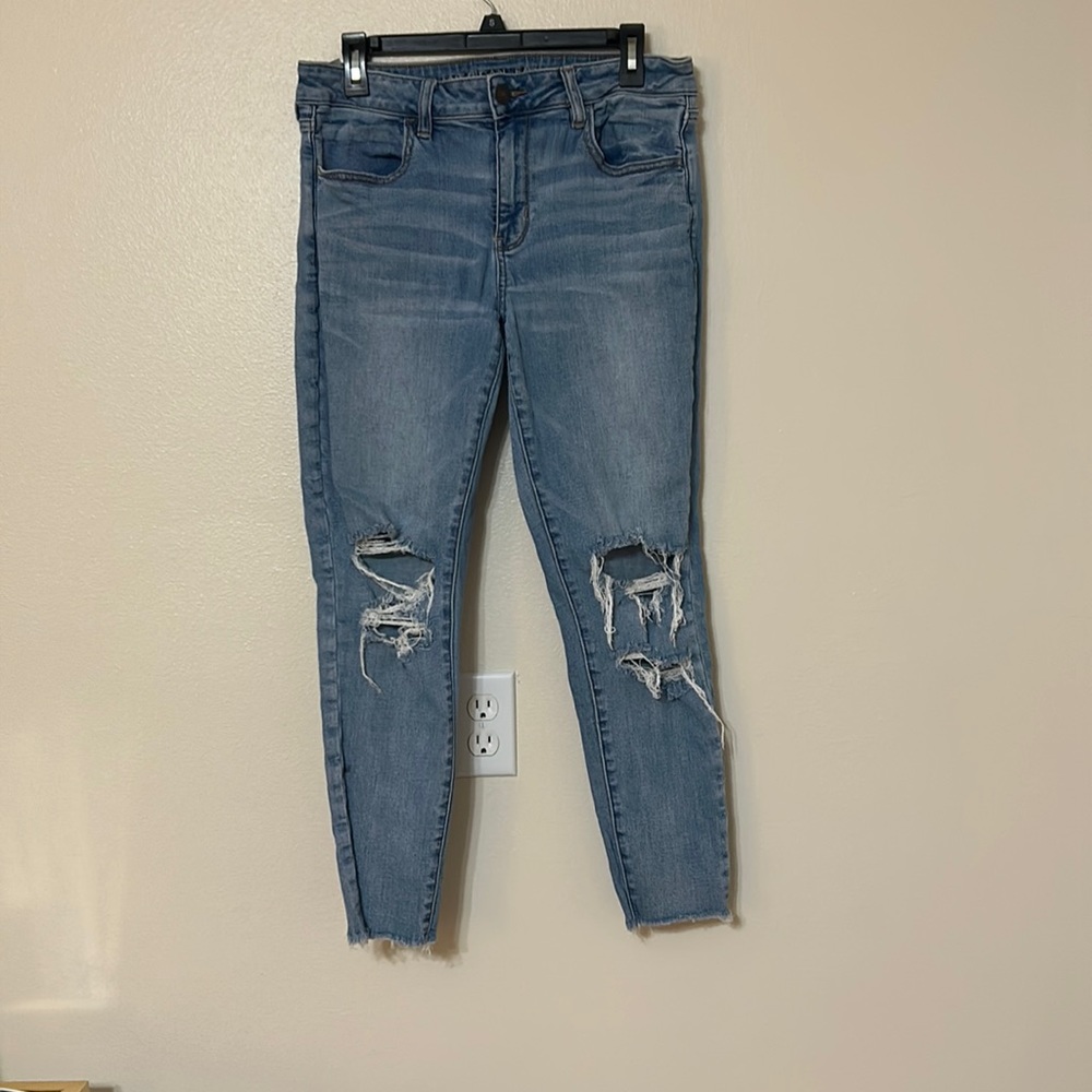 American eagle ripped jeans